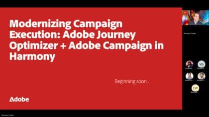 Adobe Journey Optimizer 및 Adobe Campaign을 사용하여 캠페인 현대화