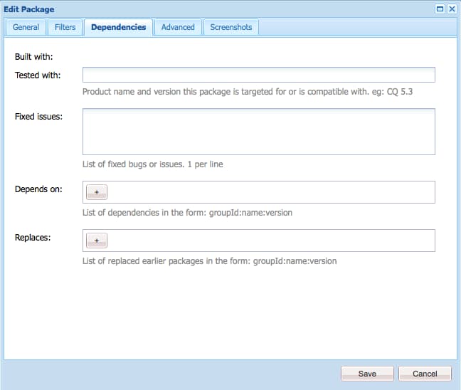 packagesdependencies