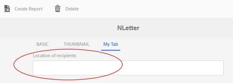 자산에 추가된 사용자 지정 속성