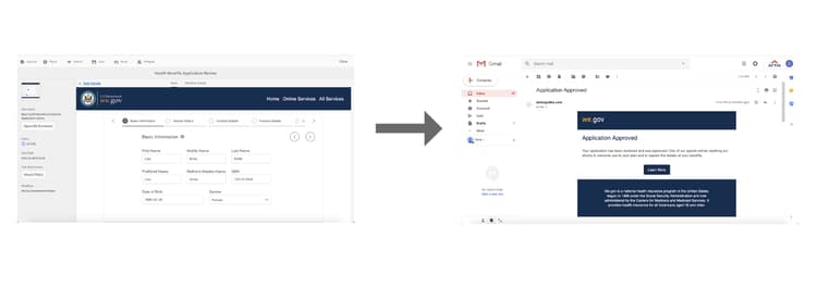Aya에 보낸 전자 메일 보기