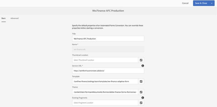 We.Finance AFC 프로덕션