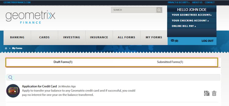 초안 및 제출 구성 요소