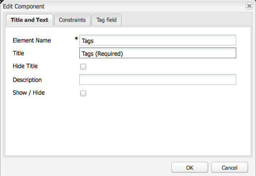 제목 필드에 화면 판독기 사용자에 대한 추가 정보(단어 required)를 추가합니다.