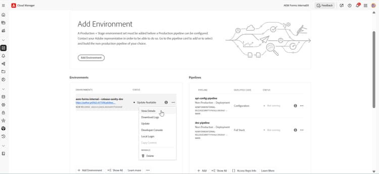 Option1-환경 세부 정보