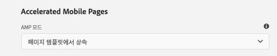 AMP 페이지 속성