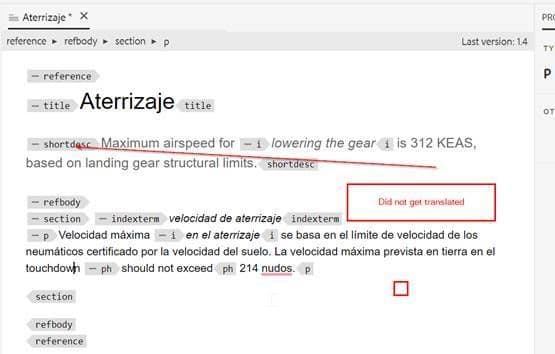스페인어로 번역된 콘텐츠
