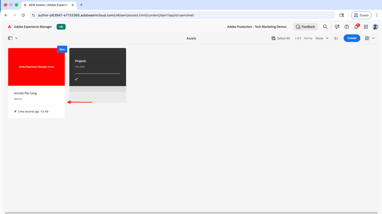 DirectBinaryUpload 클래스를 사용하여 AEM as a Cloud Service 환경에 업로드된 자산