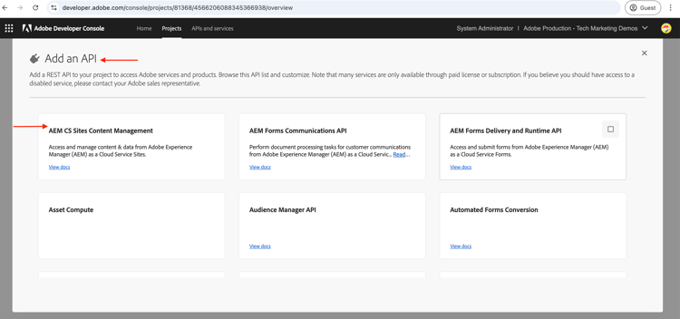 AEM API 추가
