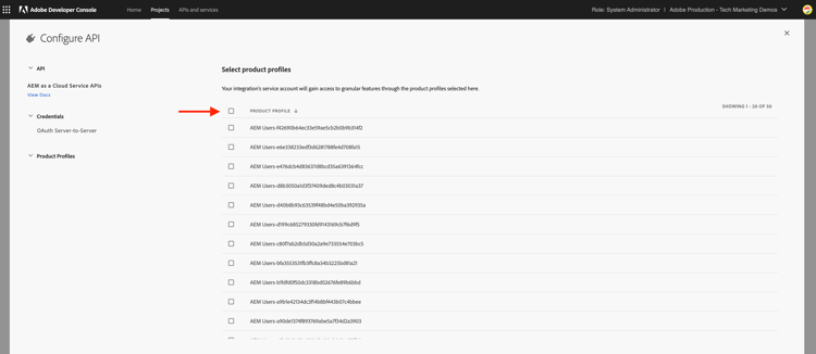 AEM as a Cloud Service API 추가 - 프로젝트 구성