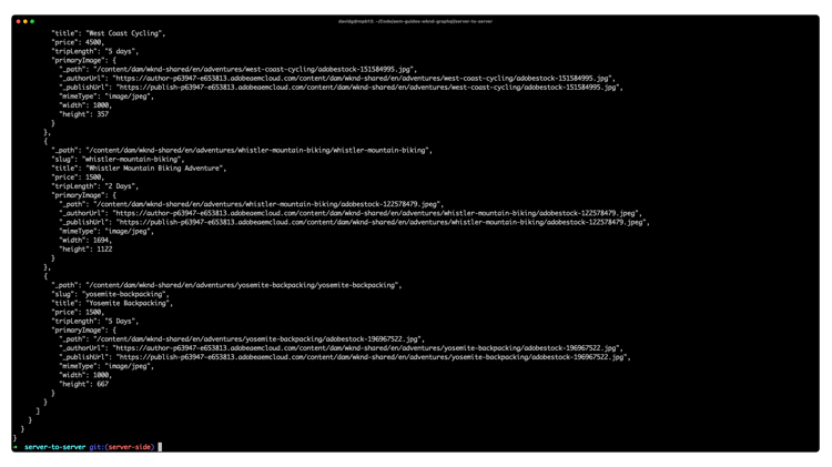 AEM Headless를 사용하는 서버 간 Node.js 앱