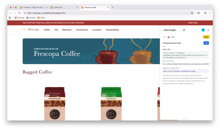 Preflight 링크 기회