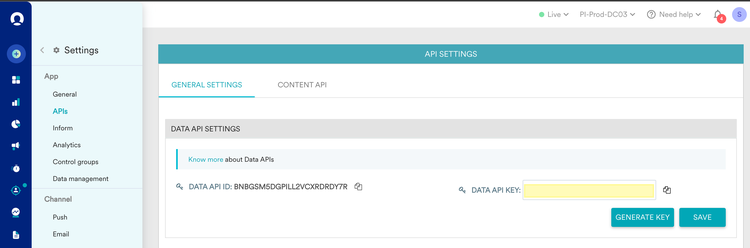 Moengage 대상 인증