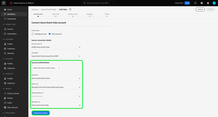 Azure 이벤트 허브 Azure Active Directory 인증