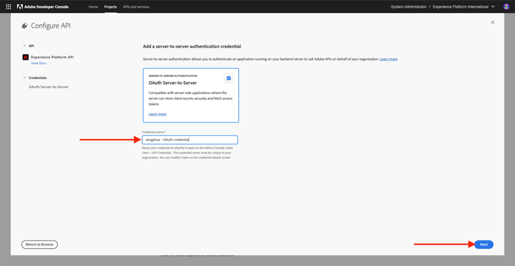 Adobe I/O 새 통합