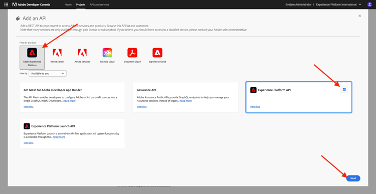 Adobe I/O 새 통합