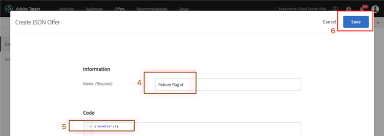 feature_flag_v1 JSON 오퍼