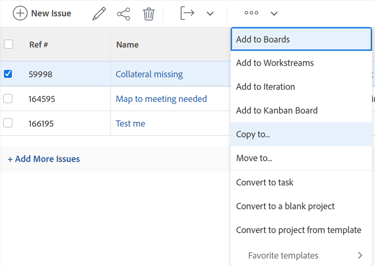 목록의 문제 복사