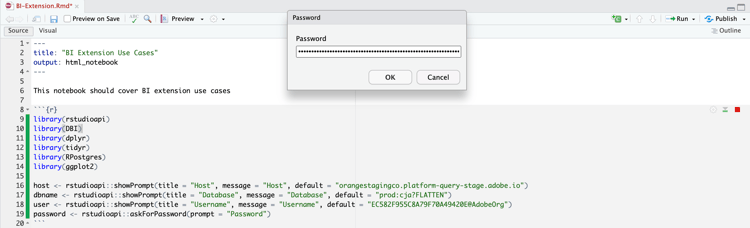 RStudio config stap 1