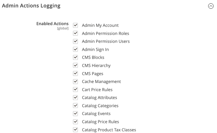 Logging van Acties Admin