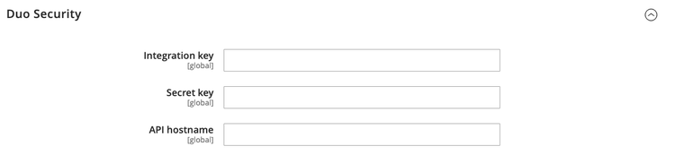 Beveiligingsconfiguratie - Duo