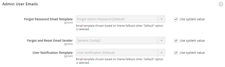 Geavanceerde configuratie - Sjablooninstellingen voor e-mailbeheer