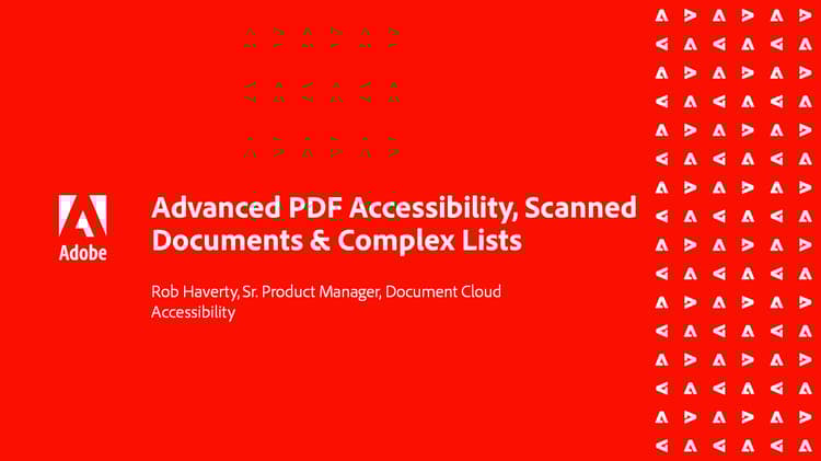 Gescande documenten en complexe lijsten
