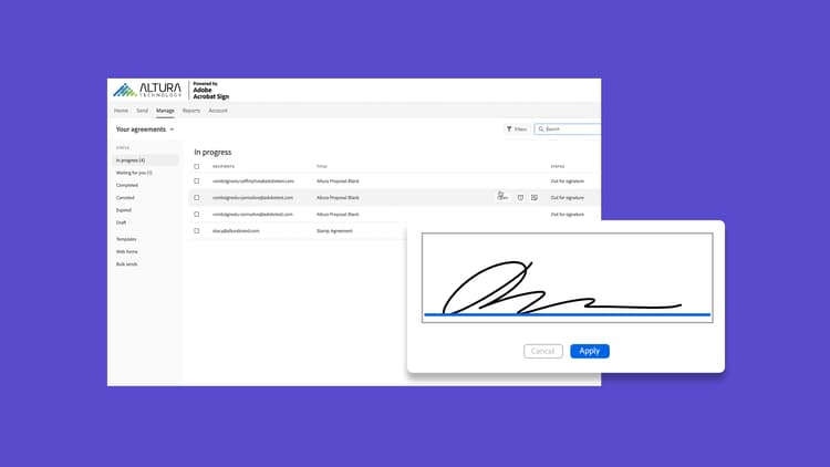 Uw overeenkomsten beheren en volgen