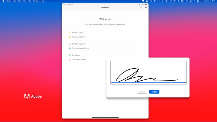 Een persoonlijke handtekening verkrijgen