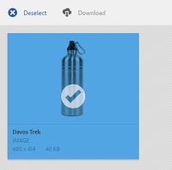 de optie van de Toolbar om de gedeelde activa