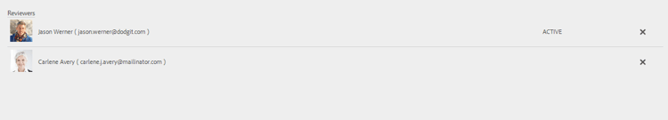 Toevoegend een recensent