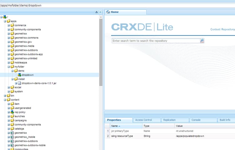 creeer een drop-down knoop