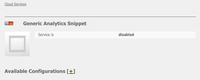 Generic Fragment van Analytics