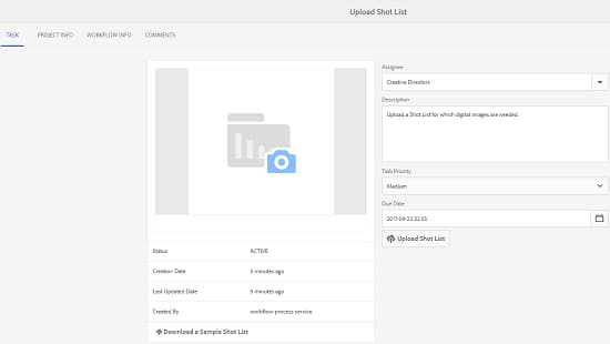 Uploading ontsproten lijst