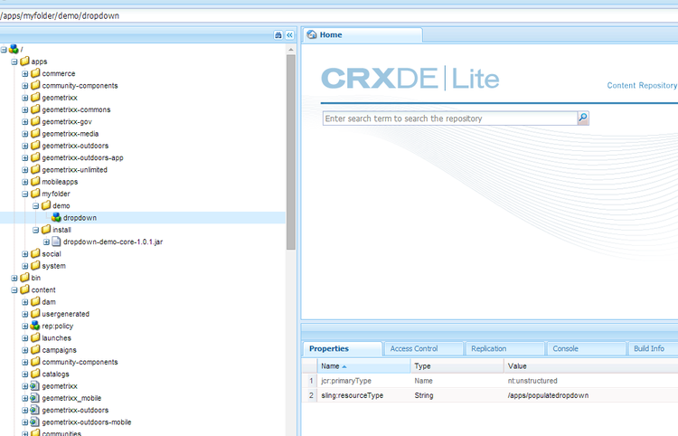 creeer een drop-down knoop