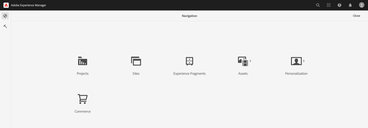 het punt van het handelingenmenu