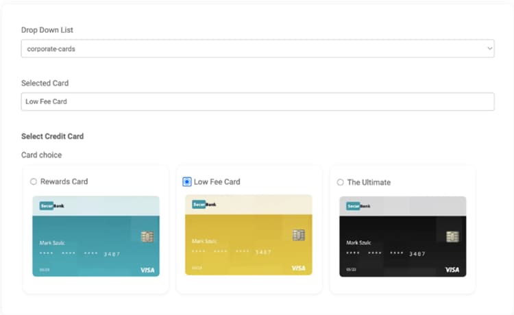 Aangepaste Component van de Kaart