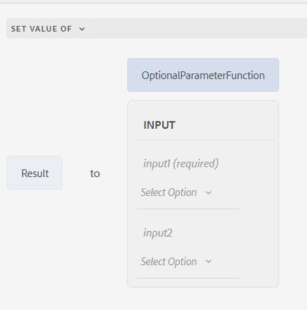 Optionele of vereiste parameters