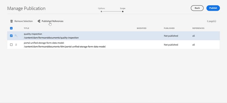 gepubliceerde verwijzingen