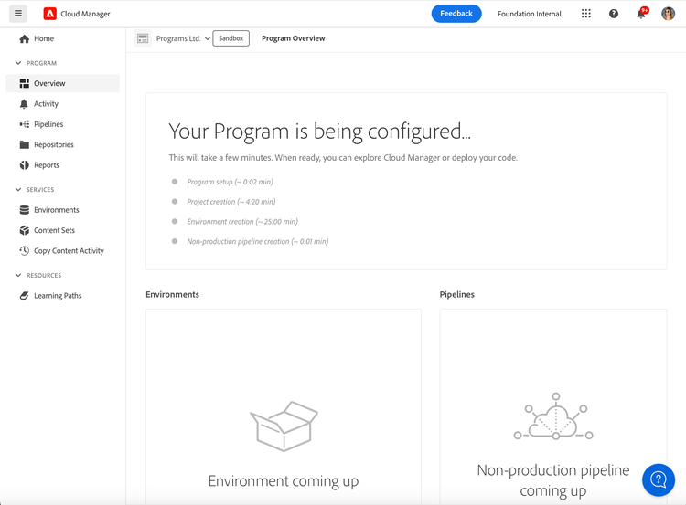 configuratie van het Programma