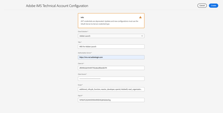 creeer OAuth Configuratie