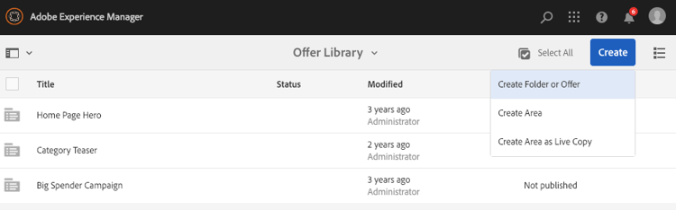 Creërend aanbiedingsomslag