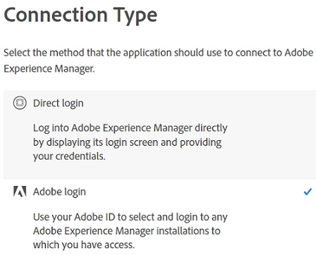 Login van de Adobe