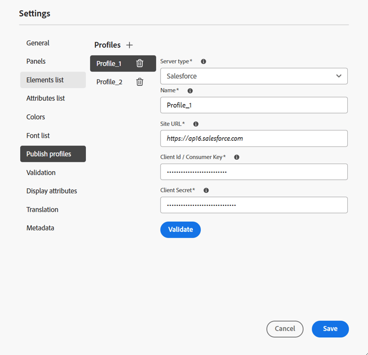 salesforce publiceert profiel in redacteursmontages
