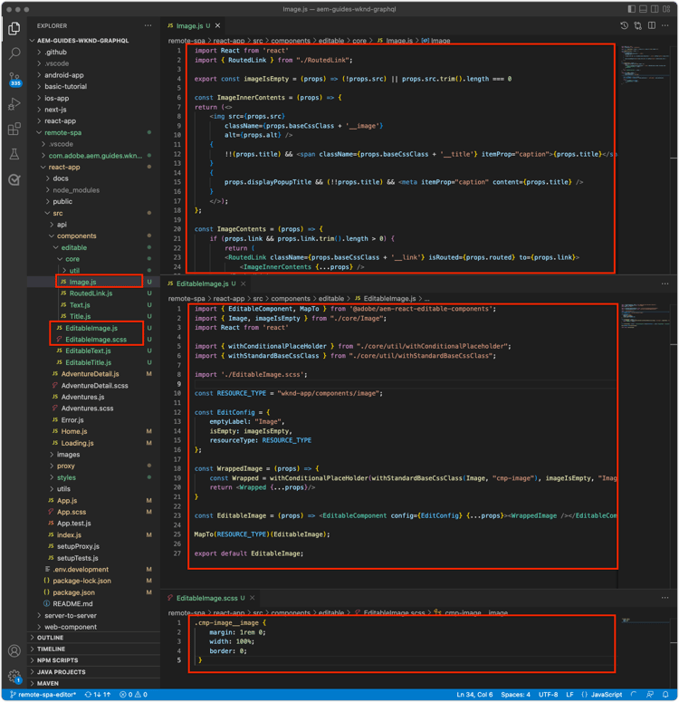Bewerkbare beeldcomponent