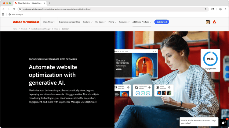 De mogelijkheden van AEM Sites Optimizer verkennen