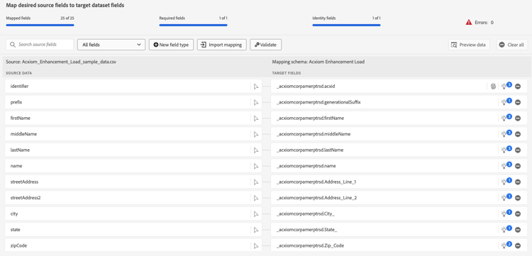 de afbeeldingsinterface.