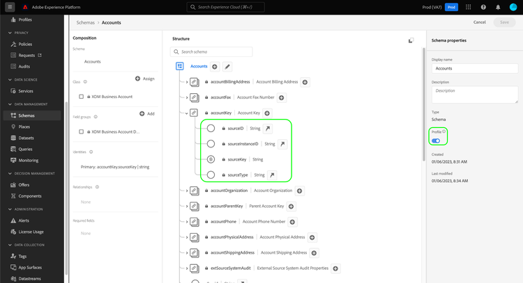 Accounts-schema