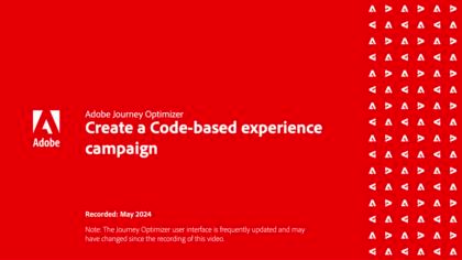 Maak een op code gebaseerde ervaringscampagne.