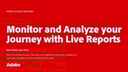 Uw reis bewaken en analyseren met live rapporten