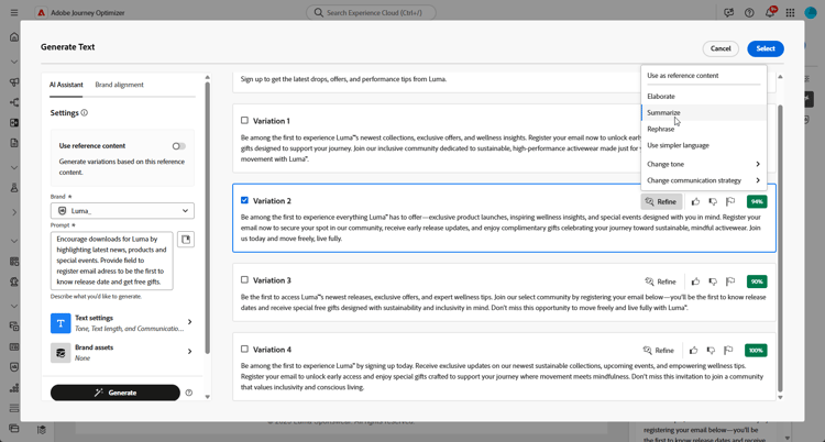 ​ verfijnen menu voor het landen van paginatekst die uitgeeft, samenvat, herhaal, de eenvoudigere taal van het Gebruik met dropdown van de Tint ​